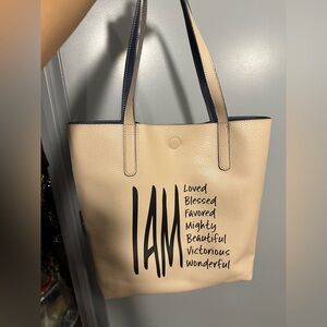 Cream Tote Bag